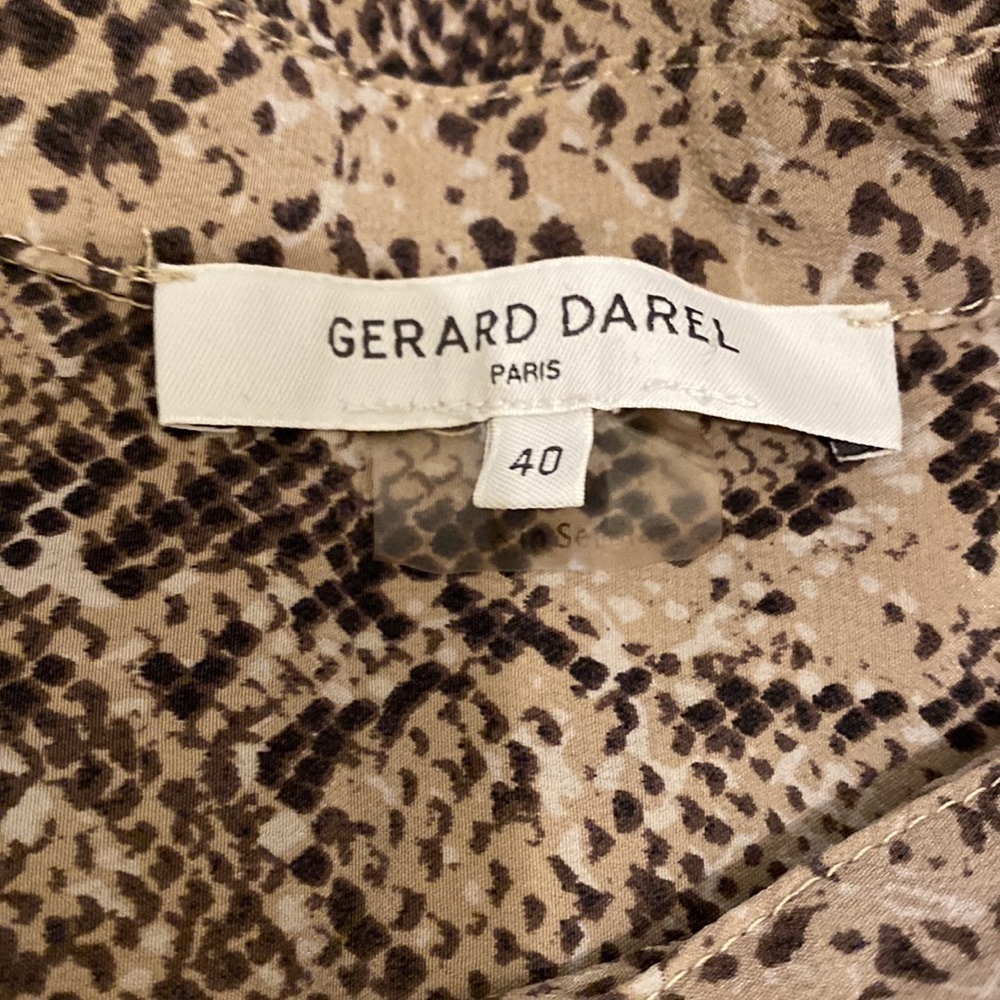 Gerard Darek Paris snake print silk button down blouse. Very good condition 40 - Picture 6 of 9